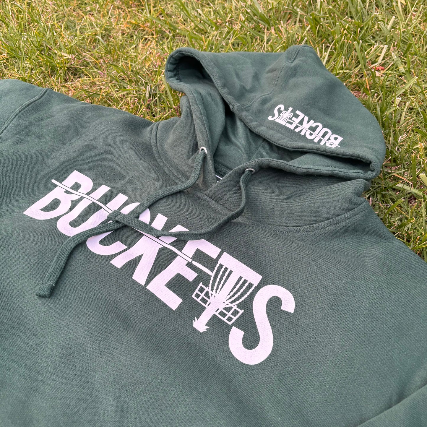 Buckets Disc Golf Hoodie - Forest Green
