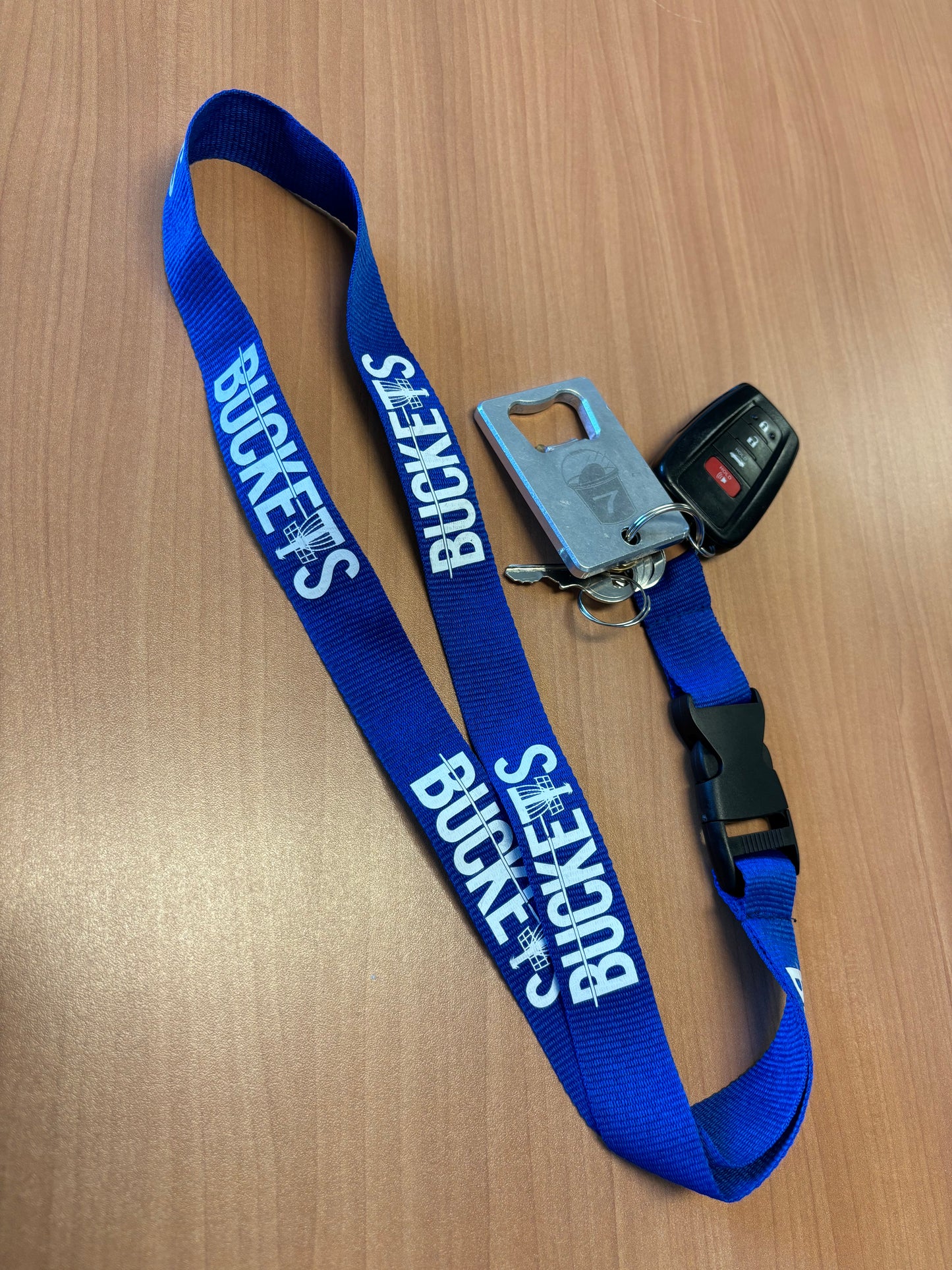 Buckets Lanyard - Blue