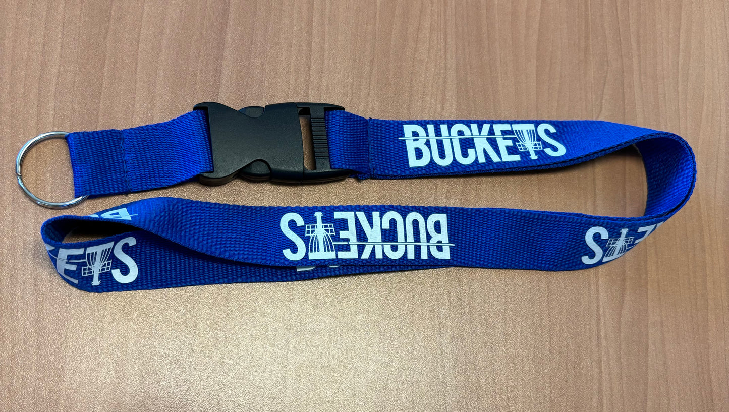 Buckets Lanyard - Blue