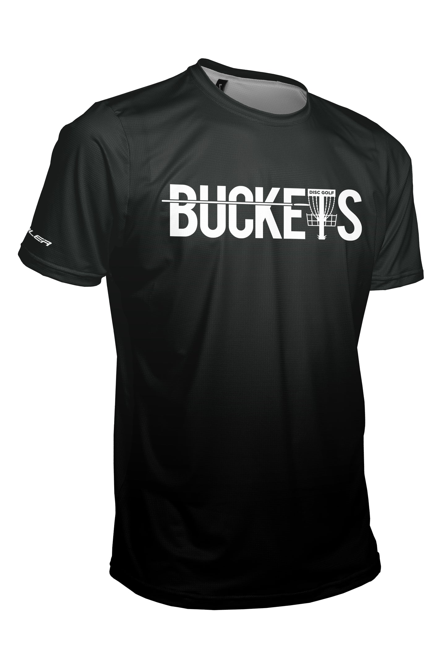 Buckets Disc Golf Jersey - FADE - SHADOW - Short Sleeve