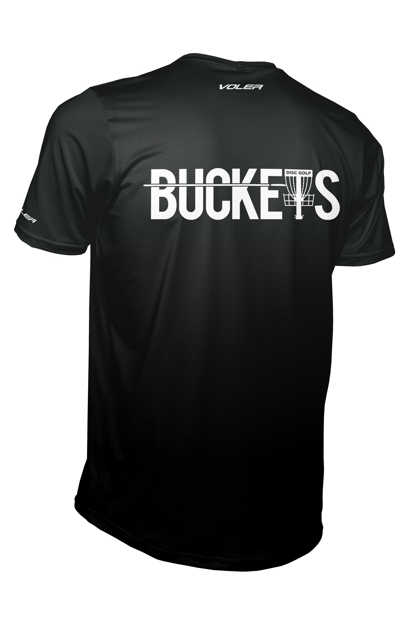 Buckets Disc Golf Jersey - FADE - SHADOW - Short Sleeve