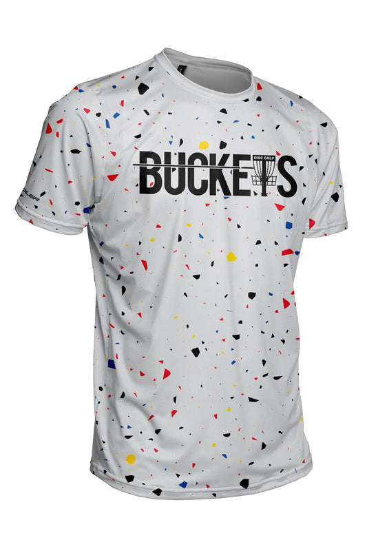 Buckets Disc Golf Jersey - RYB - Short Sleeve
