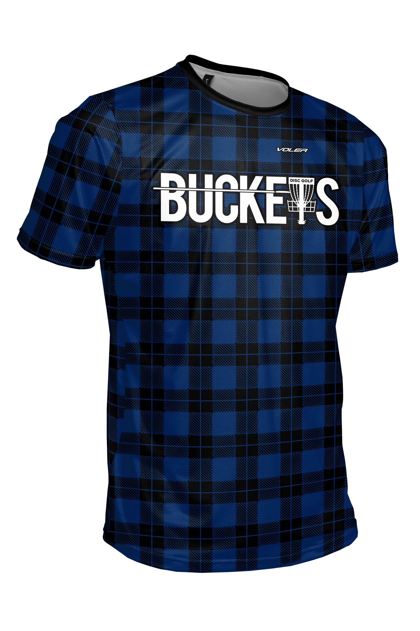 Buckets Disc Golf Jersey - MIDNIGHT PLAID